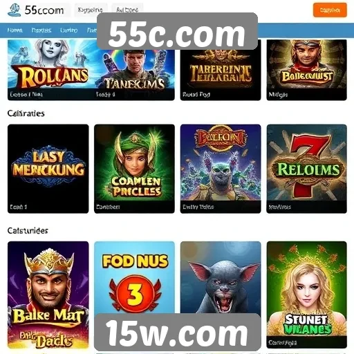 55c.com oferece uma variedade de jogos online